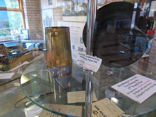 a small section of ww1/ww2 displays in llangollen north wales