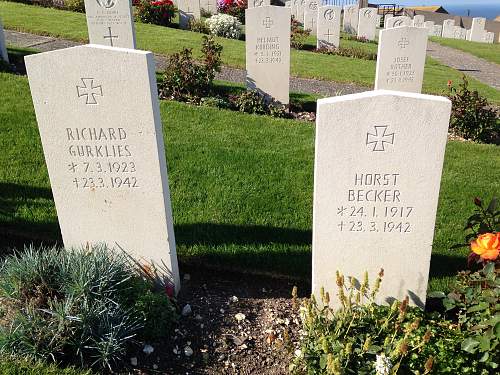 Portland Royal Navy Cemetery. German Graves