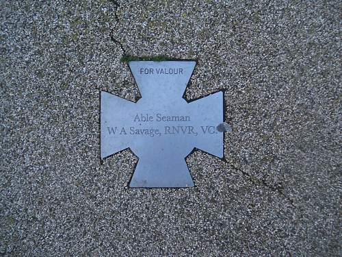 Able Seaman William Alfred Savage VC, Falmouth Cemetery Cornwall