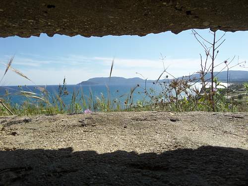 2 x German bunkers in Kalamaki on the Greek Islands