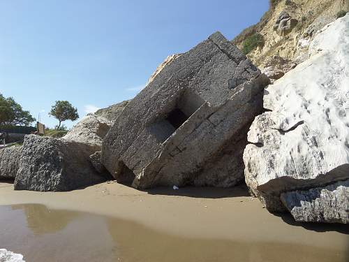 2 x German bunkers in Kalamaki on the Greek Islands