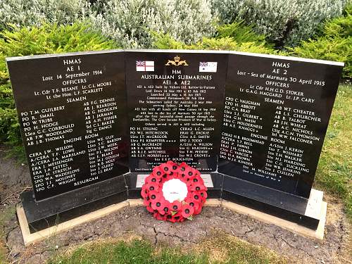 HM Australian Submarines AE1 &amp; AE2 Monument Barrow in Furness