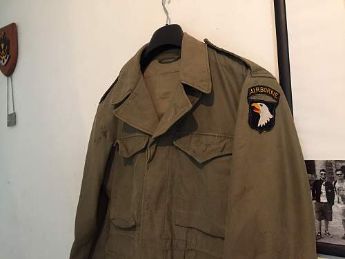 101st airborne type 3 patch m43 field jacket