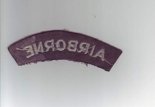 British WW2 airborne cloth insignia ?