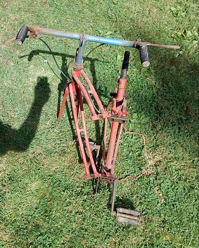 BSA WW II Airborne Paratrooper folding bike help