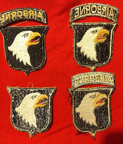 patch 101th airborne