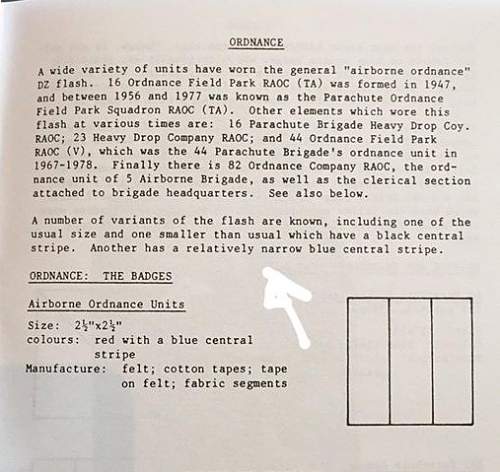 Mk II flashed to the 16th Parachute Brigade Heavy Drop Coy...