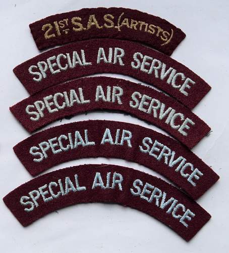 Special Air Service Shoulder titles