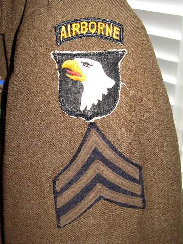 101st Airborne Ike Jacket Grouping...