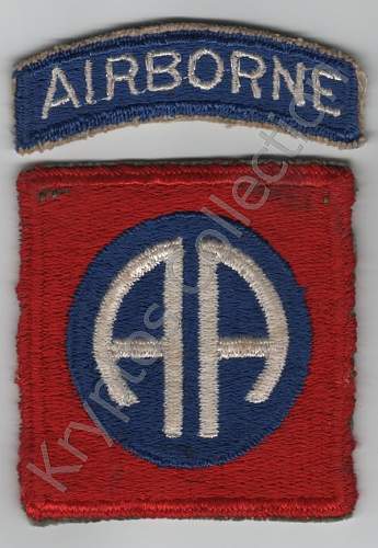 US Airborne shoulder sleeve insignia