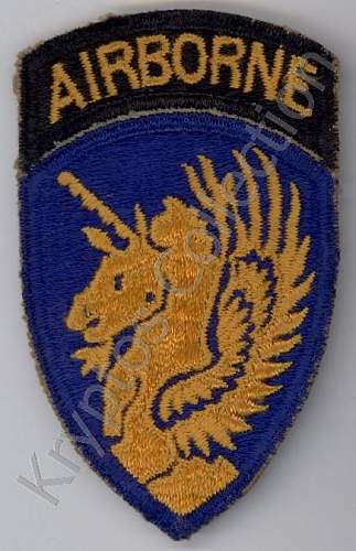 US Airborne shoulder sleeve insignia