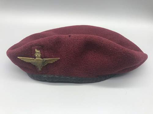 Would appreciate some expert opinons on this 1965 Basque beret. Also, an apology.