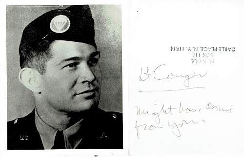 Col. Clair L. Hess - WWII (501st PIR), Korean War (CIO - X Corps)