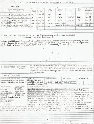 Col. Clair L. Hess - WWII (501st PIR), Korean War (CIO - X Corps)