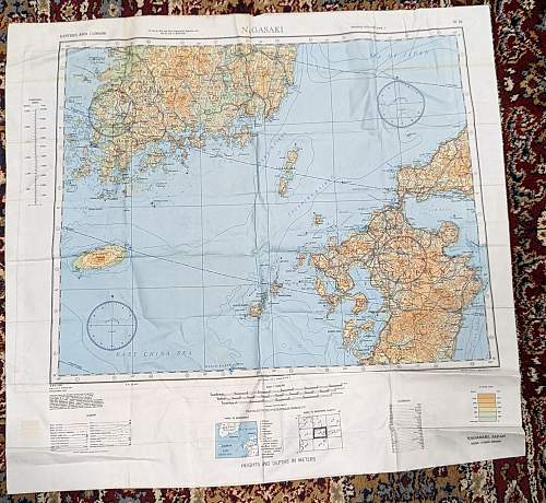 Escape and Evasion Silk Map - Nagasaki and Kagoshima