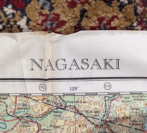 Escape and Evasion Silk Map - Nagasaki and Kagoshima