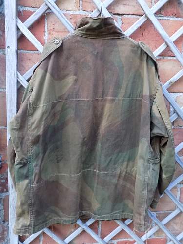 First pattern Denison smock for review, dated 1943