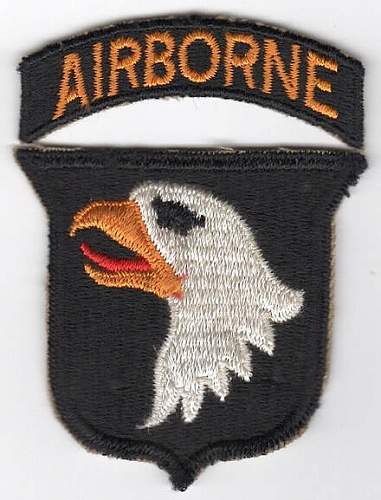 Original Type 4 101st Airborne Patch?