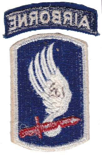 AIRBORNE patch WWII ???