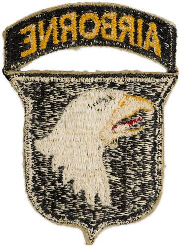 101'st Airborn patch - Screaming eagle