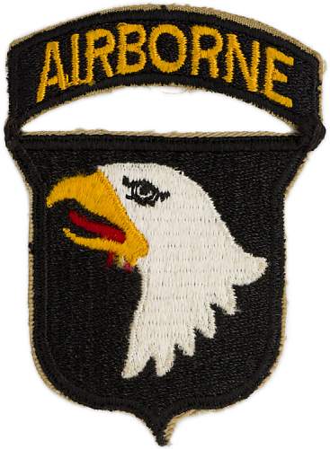 101'st Airborn patch - Screaming eagle