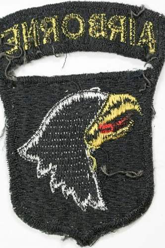 101th airborne patch