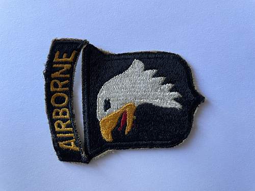 Need help authenticating 101st airborne patches