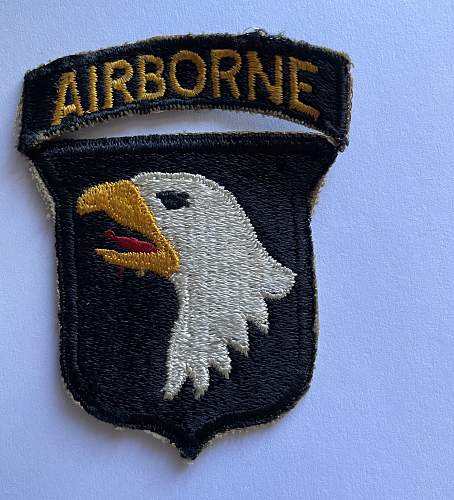 Need help authenticating 101st airborne patches