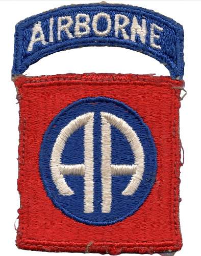 Need help authenticating 82nd airborne patch