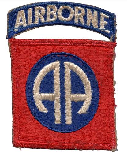 Need help authenticating 82nd airborne patch