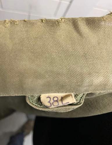 82nd airborne m43 jacket with invasion flag authentic ?