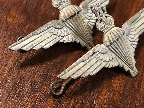 WW2 British Army Parachute Regiment Cap Badges