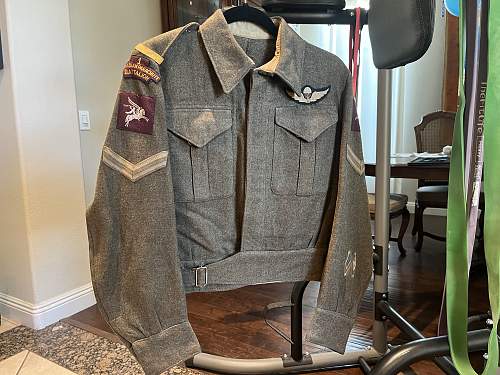 Granddad's Uniform, 1st Canadian Parachute Battalion WW2 Germany