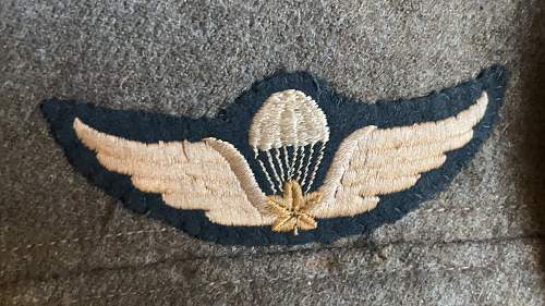 Granddad's Uniform, 1st Canadian Parachute Battalion WW2 Germany