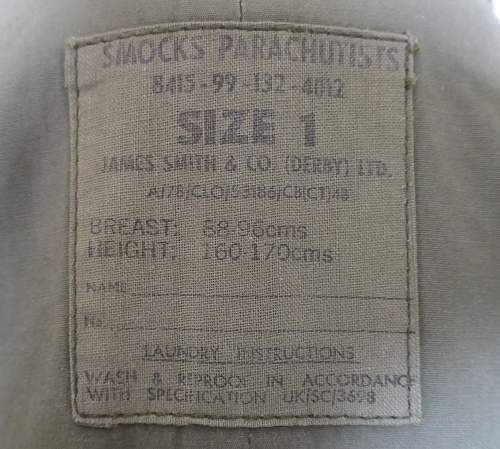 15th Battalion DPM Para smock