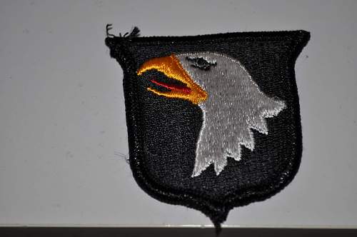 101st Airborne Patch Id-WW2 or post war.