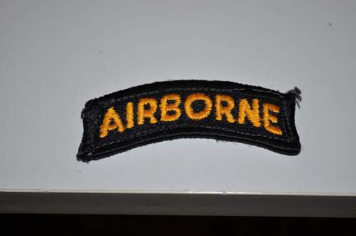 101st Airborne Patch Id-WW2 or post war.