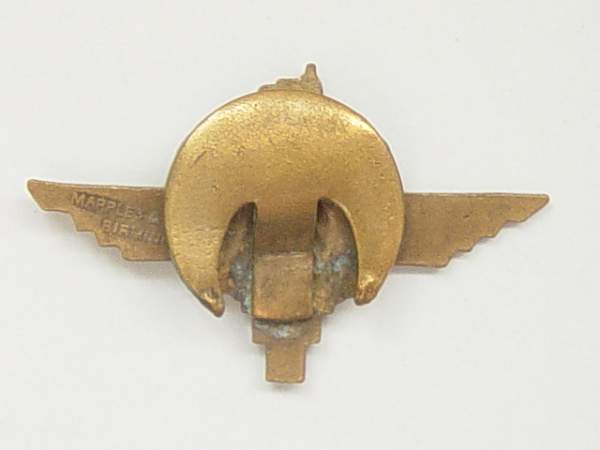 Parachute Regt Old Comrades Association lapel badge