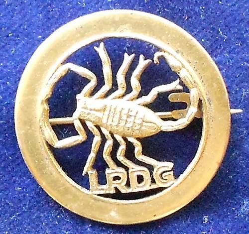 LRDG Badge from a SF Dealer