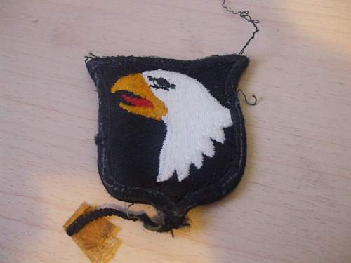 Screaming Eagles Insignia, please help