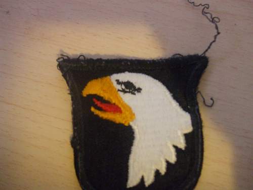 Screaming Eagles Insignia, please help