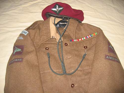 British WWII Airborne Battledress Jackets