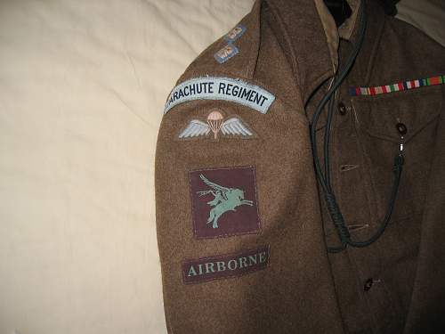 British WWII Airborne Battledress Jackets