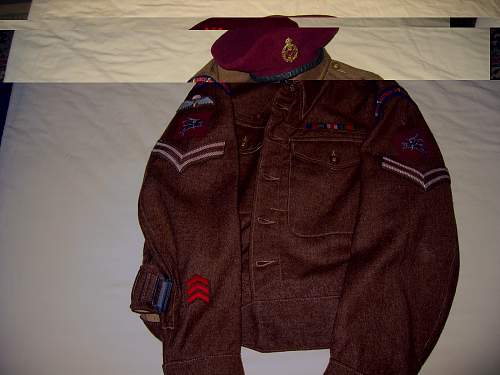 British WWII Airborne Battledress Jackets