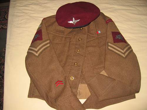 British WWII Airborne Battledress Jackets