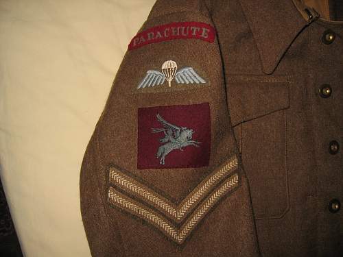 British WWII Airborne Battledress Jackets