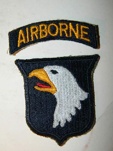 need help identifying a couple of 101st airborne patches