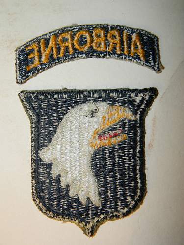need help identifying a couple of 101st airborne patches