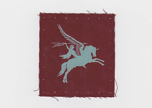 Canvas Parachute Corps Pegasus/Airborne insignia