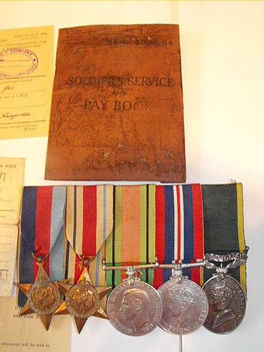 WW2 medal grouping and documents 1st airborne